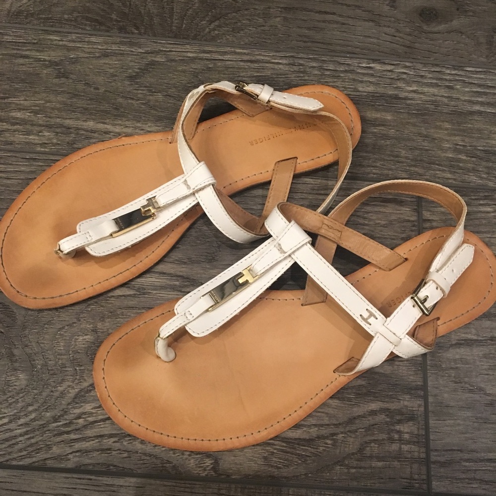 Tommy Hilfiger white summer sandals